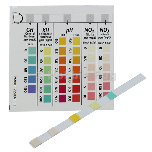 5 in 1 aquarium test strips hotsell